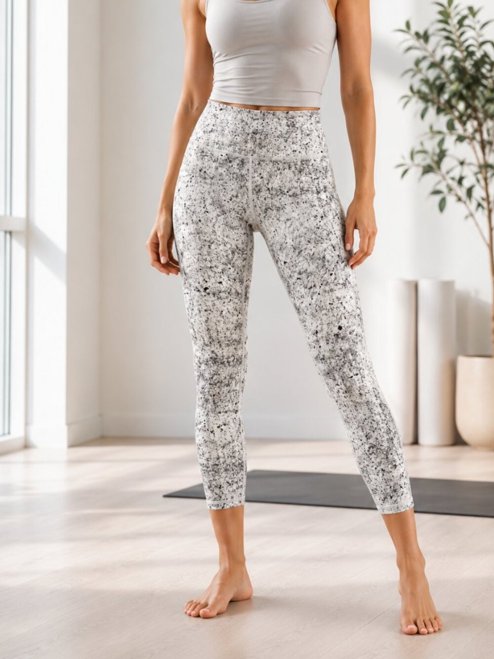 Lululemon Wunder Under Hi-Rise 7/8 Tight 25" Antiqued Alpine White Multi 4